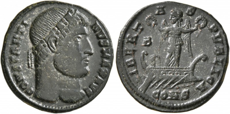 Constantine I, 307/310-337. Follis (Silvered bronze, 18 mm, 2.36 g, 12 h), Const...