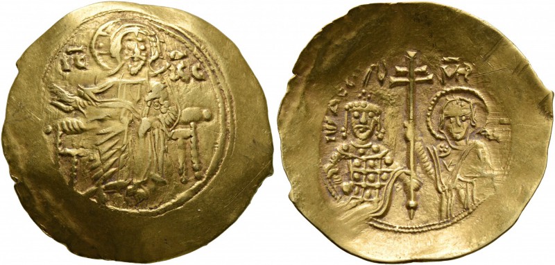 John II Comnenus, 1118-1143. Hyperpyron (Gold, 27 mm, 3.99 g, 6 h), Thessalonica...