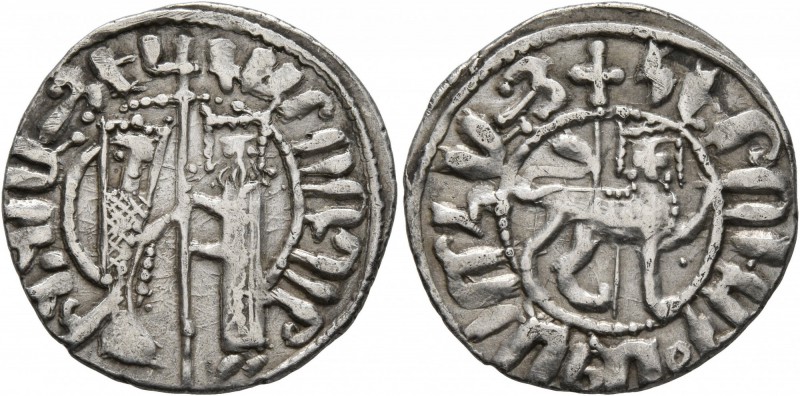 ARMENIA, Cilician Armenia. Royal. Hetoum I and Zabel , 1226-1270. Tram (Silver, ...