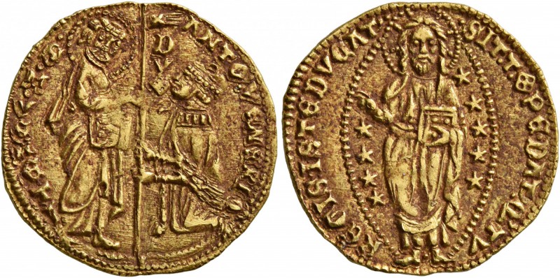 ITALY. Venezia (Venice). Antonio Veniero , 1382-1400. Ducat (Gold, 20 mm, 3.58 g...