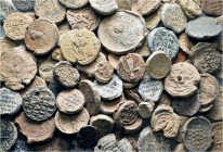 A lot containing 120 Byzantine lead seals. Fine to very fine. LOT SOLD AS IS, NO RETURNS. 120 seals in lot.