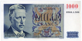 BELGIEN, Banque Nationale de Belgique, 1000 Francs 05.04.1950.
II
Pick 131a