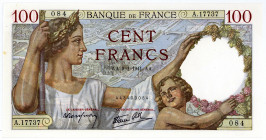 FRANKREICH, Banque de France, 100 Francs 09.01.1941.
I
Pick 94