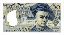 FRANKREICH, Banque de France, 50 Francs 1992.
I
Pick 152f