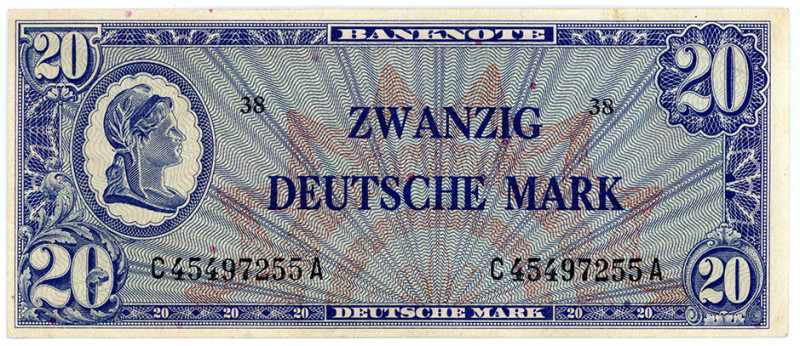 BUNDESREPUBLIK DEUTSCHLAND AB 1948, Noten der Bank Deutscher Länder, 1948-1949, ...