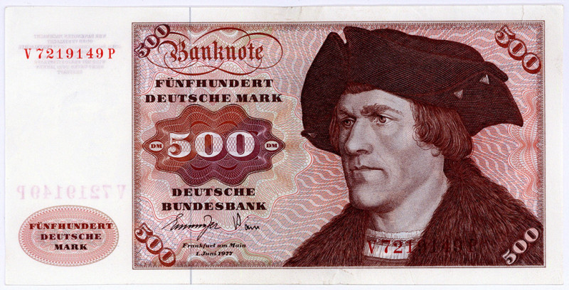 BUNDESREPUBLIK DEUTSCHLAND AB 1948, Noten der Deutschen Bundesbank, 1960-1999, 5...