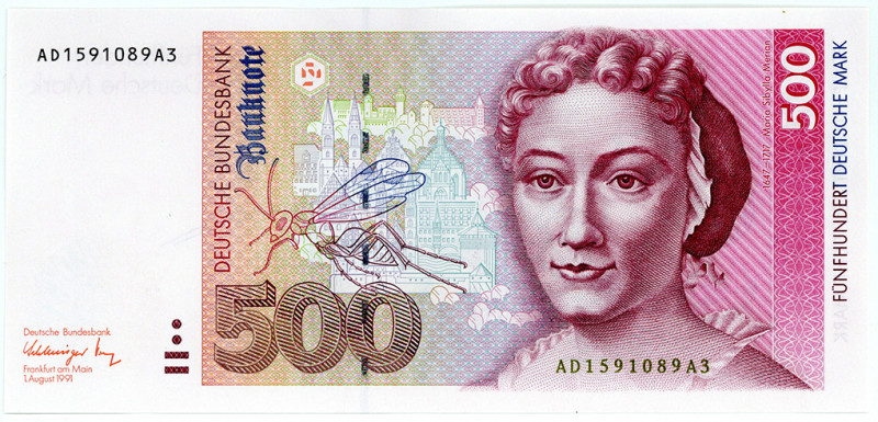 BUNDESREPUBLIK DEUTSCHLAND AB 1948, Noten der Deutschen Bundesbank, 1960-1999, 5...