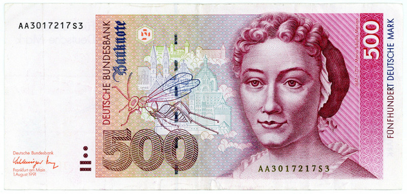 BUNDESREPUBLIK DEUTSCHLAND AB 1948, Noten der Deutschen Bundesbank, 1960-1999, 5...
