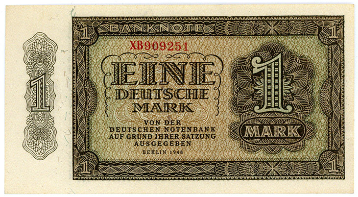 DEUTSCHE DEMOKRATISCHE REPUBLIK, 1948-1989, Ausgaben der Deutschen Notenbank, 19...