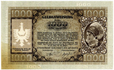 BESATZUNGSAUSGABEN DES II. WELTKRIEGS, Deutsche Besetzung Jugoslawiens, 1941-1944, Provinz Laibach. 1000 Lire 14.09.1944, Serie A.
I-
Ros.615; Grab....