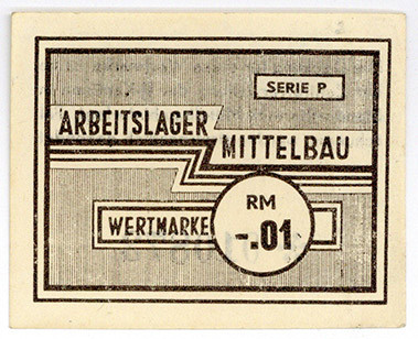 GEFANGENENLAGER, Mittelbau-Dora, Arbeitslager Mittelbau. 1 Reichspfennig o.D.(19...