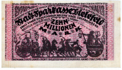 NOTGELD BESONDERER ART, Bielefeld, 10 Millionen Mark 11.08.1923, Leinen. Etwas fleckig, sonst I-.
I-
Gra.81