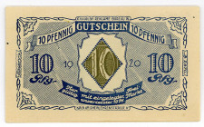 BRIEFMARKENNOTGELD, Köln, K.H.Kjölby. 10 Pfennig o.D. Ziffer.
I-
Ti3565.060.05