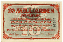 SCHLESWIG-HOLSTEIN, Bordesholm, Kreiskommunalkasse. 10 Milliarden Mark 18.10.1923.
I
LSK B014c