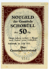 SCHLESWIG-HOLSTEIN, Schobüll, Gemeinde. 50 Pfennig Juni 1921.
l.fleckig, I-
Lind.1164e