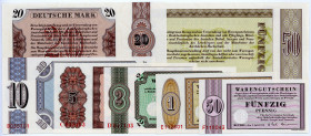 WESTFALEN, Bethel, Bodelschwinghsche Anstalten. 50 Pfennig, 1, 2, 5, 10, 20, 50 Mark 01.07.1973. 7 Stück.
I