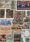 NOTGELD - SAMMLUNGEN, Lot mit über 400 Scheinen, überwiegend Serienscheine in meist guter Erhaltung.