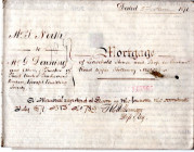 DOKUMENTE, Mortgage (Erbbaurecht) auf Pergament vom 3. Juni 1871 über 250 engl. Pfund von Mr. J. North von Leasehold House and Shop in Cromwell Road u...
