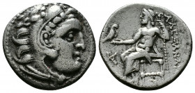 KINGS OF MACEDON, Alexander III ‘the Great’, (Circa 336-323 BC). AR Drachm Kolophon
4.09g 18mm