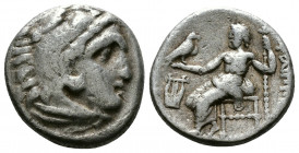 KINGS OF MACEDON, Alexander III ‘the Great’, (Circa 336-323 BC). AR Drachm Kolophon
4.24g 17mm