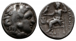 KINGS OF MACEDON, Alexander III ‘the Great’, (Circa 336-323 BC). AR Drachm
4.22g 17mm