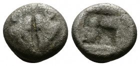 Lesbos. Mytilene 500-450 BC. AR
1.06g 9mm