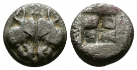 Lesbos. Mytilene 500-450 BC. AR
1.16g 10mm