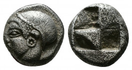 IONIA, Phokaia, (Circa 521-478 BC). AR Obol
1.23g 9mm