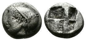 IONIA, Phokaia, (Circa 521-478 BC). AR Diobol
1.25g 9mm