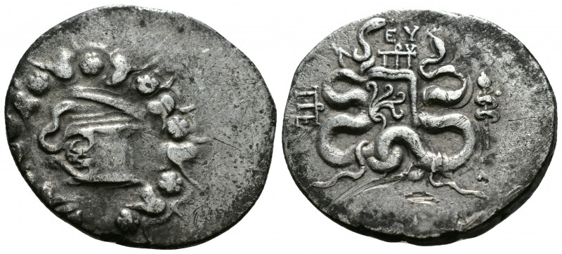 Mysia, Pergamon. Cistophorus, circa 92 - 88 BC. AR
12.15g 31mm