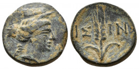 PISIDIA. Isinda. Ae (Circa 1st century BC)
2.39g 14mm
