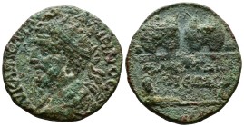 Gallienus (253-268). CARIA. Aphrodisias Ae.
9.27g 26mm