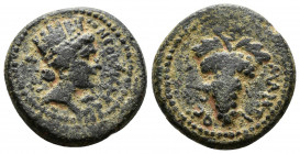 LYDIA. Philadelphia. Time of Claudius (41-54). Mantios, magistrate. Ae
3.11g 17mm