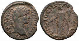 Caracalla as Caesar AD 196-198. Pisidia. Antioch. Ae
4.10g 23mm