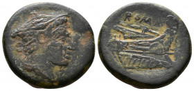 Roman Republican & Imperatorial Anonymous, circa 217-215 BC. 
5.49g 20mm