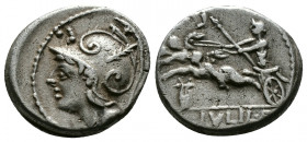 L. Julius L. f. Caesar AR Denarius. Rome, 103 BC. AR
3.87g 16mm