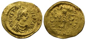 Justinian I AD 527-565. Constantinople. Tremissis AV
1.53g 15mm