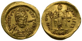JUSTINIAN I (527-565). Solidus. Constantinople.
4.36g 20mm
