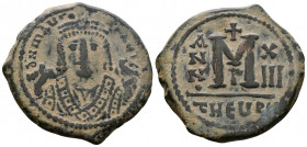 Maurice Tiberius (582-602) AE30 follis Antioch
12.16g 30mm
