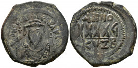 Phocas. 602-610. AE follis Cyzicus 
10.74g 29mm