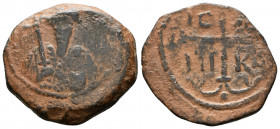 Tancred AD 1101-1103. Antioch. Follis AE
4.93g 23mm