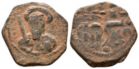 Tancred AD 1101-1103. Antioch. Follis AE
2.90g 20mm