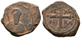 Tancred AD 1101-1103. Antioch. Follis AE
4.13g 21mm
