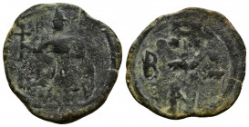 Edessa. Baldwin II (Second reign, 1108-1118). Follis. AE
3.82g 23mm