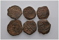 6 Ancient Bronze Pieces
(16,25gr)