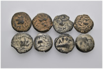 8 Ancient Bronze Pieces
(18,83gr)