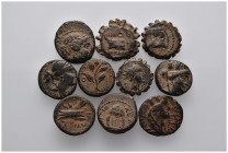 10 Ancient Bronze Pieces
32,06gr)