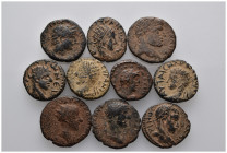 10 Ancient Bronze Pieces 
(32,06gr)