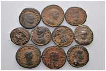 10 Ancient Bronze Pieces 
(25,39gr)
