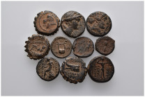 10 Ancient Bronze Pieces
(30,48gr)